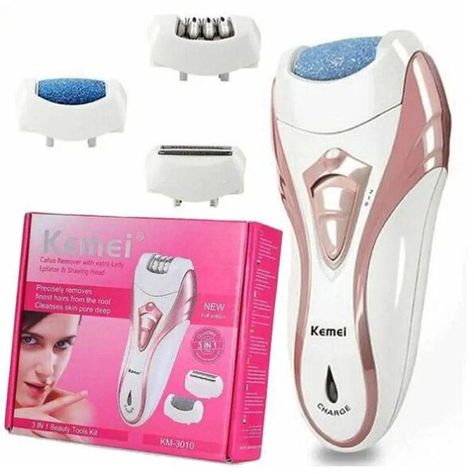 Kemei Rechargeable Electric Epilator 3 In 1 Women Shaver Hair Removal Trimmer – KM-3010 https://vkart.pk/product/kemei-rechargeable-electric-epilator-3-in-1-women-shaver-hair-removal-trimmer-km-3010/ #KemeiEpilator #KM3010HairRemoval #3in1WomenShaver #ElectricEpilator #KemeiHairRemoval #RechargeableEpilator #SmoothSkinEssentials #KemeiBeauty #WomenTrimmer #EffortlessHairRemoval #SilkySmoothSkin #PersonalGrooming #KemeiKM3010 #HairRemovalSolutions #BeautyAtHome Personal Grooming, Skin Essentials, Epilator, Smooth Skin, Hair Removal, Electricity, Hair, Beauty