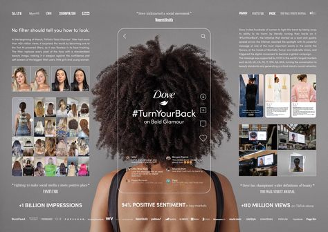 Dove Campaign, Presentation Board Design, Advertising Awards, Hair Academy, Case Study Design, Video Case, Empowering Girls, 광고 디자인, Cannes Lions