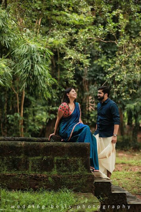 Bride Groom Photoshoot, Pre Wedding Photoshoot Props, Kerala Wedding Photography, Pre Wedding Photoshoot Outfit, Indian Wedding Photography Couples, Wedding Photoshoot Props, Couple Wedding Dress, Pre Wedding Photoshoot Outdoor, Amazing Wedding Photography