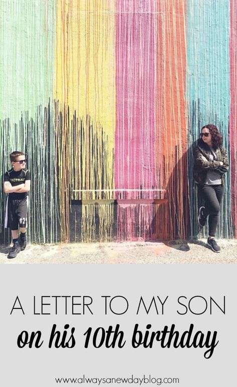 A letter is a great gift you can give your child on his/her birthday. For me, my first-born turning TEN is big time. I had to share what this birthday means as his mom. #birthdaygifts #birthdays #kids #boymom #blog #blogging #momlife Double Digit Birthday Ideas, A Letter To My Son, Birthday Boy Quotes, Letter To Son, Letter To My Son, Son Birthday Quotes, Letters To My Son, Birthday Morning, Tenth Birthday