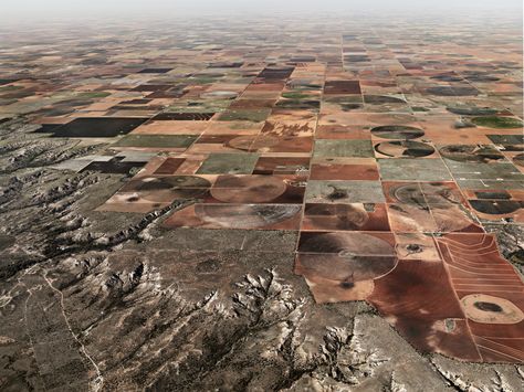 Pivot Irrigation #11, High Plains, Texas Panhandle, USA, 2011. Interstellar Space, Naomi Klein, Texas Panhandle, New Orleans Museums, Film Maker, Water Projects, Complex Systems, Epic Photos, James Cameron