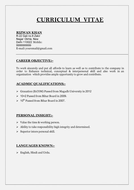 Supercharge your job search with our carefully curated selection of fresher resume templates, tailored to ... Read moreResume Format For Freshers PDF Word Download (2 Page) The post Resume Format For Freshers PDF Word Download (2 Page) appeared first on TechGuruPlus.com. Best Resume Format For Freshers, Basic Resume Format, Resume Models, Fresher Resume, First Job Resume, Simple Resume Format, Job Resume Format, Quotation Format, Chronological Resume