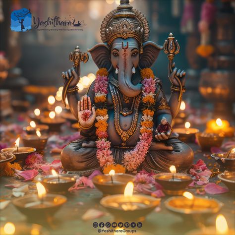 🕉️ Happy Ganesh Chaturthi from Yashithara Groups! 🕉️ As we welcome the remover of obstacles, Lord Ganesha, let’s celebrate new beginnings, wisdom, and prosperity. At Yashithara, the world’s largest digital marketing hub, we’re here to help your business achieve greatness with innovative strategies and expert solutions. Let’s work together to remove the obstacles in your business journey and drive success. 🚀 Why Choose Yashithara? 🌟 10 Years of Experience 🌟 500+ Satisfied Clients 🌟 Comprehe... Ganesh Chaturthi Greetings, Festivals Of India, Happy Ganesh, Happy Ganesh Chaturthi, Festival Celebration, Innovation Strategy, Media Management, Seo Social Media, Ganesh Chaturthi