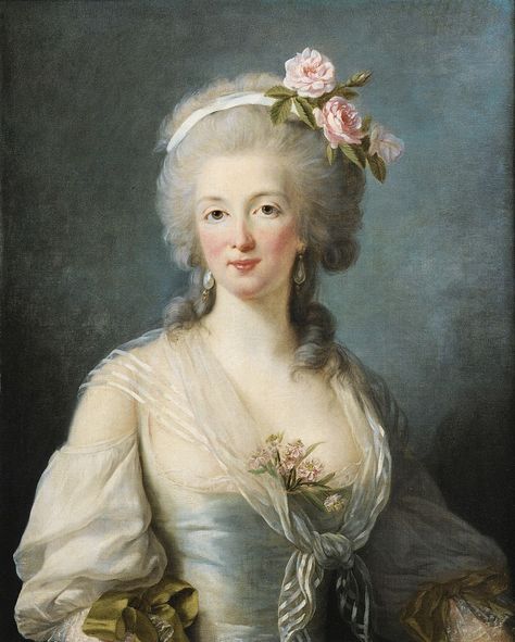 Jeanne lamotte valois - Jeanne de Valois-Saint-Rémy - Wikimedia Commons Vigee Le Brun, Jean Antoine Watteau, 18th Century Women, 18th Century Portraits, Rococo Art, 18th Century Paintings, Camera Obscura, Portraits Of Women, French History