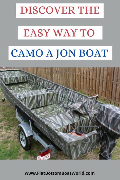 John Boat Ideas Projects, Duck Boat Ideas, John Boat Ideas, Jon Boat Ideas, Jon Boat Restoration, Jon Boat Paint Ideas, John Boat Modifications, Boating Hacks, Boat Hacks