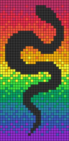 Pixel Art Rectangle, Snake Pixel Art Grid, Snake Cross Stitch Pattern, Dolphin Pixel Art, Snake Alpha Pattern, Pixel Crochet Pattern Charts Easy, Graphgan Crochet Patterns, Snake Pixel Art, Trippy Pixel Art