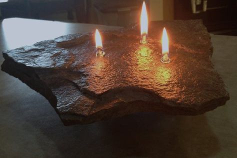 Lifetime Candles, Rock Lamp, Rock Candle, Lamp Candle, Stone Candles, Oil Candle, Heat Resistant Glass, Oil Candles, Candle Flames