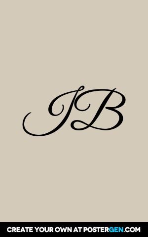 Jb Initials, Monogram Generator, Jb Logo, Jennifer Name, Heart Lettering, E Calligraphy, Initial Logo, Initial Tattoo, 3d Typography