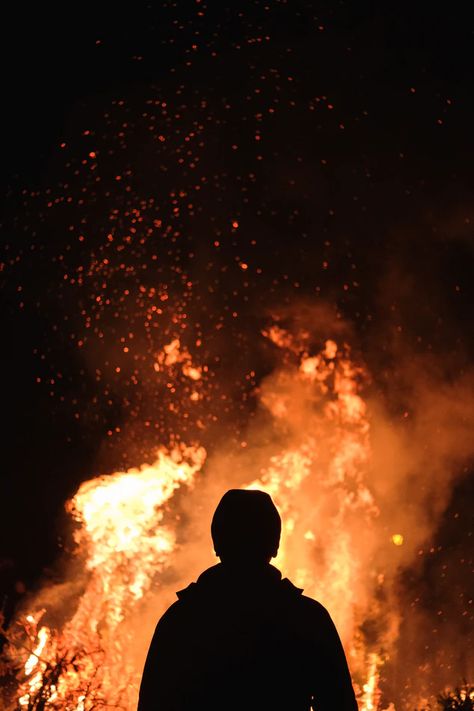 person standing in front of fire photo – Free Fire Image on Unsplash Fire Image, Why Do People, Download Free Images, Character Aesthetic, A Fire, Phuket, The Fire, Hd Photos, The Words