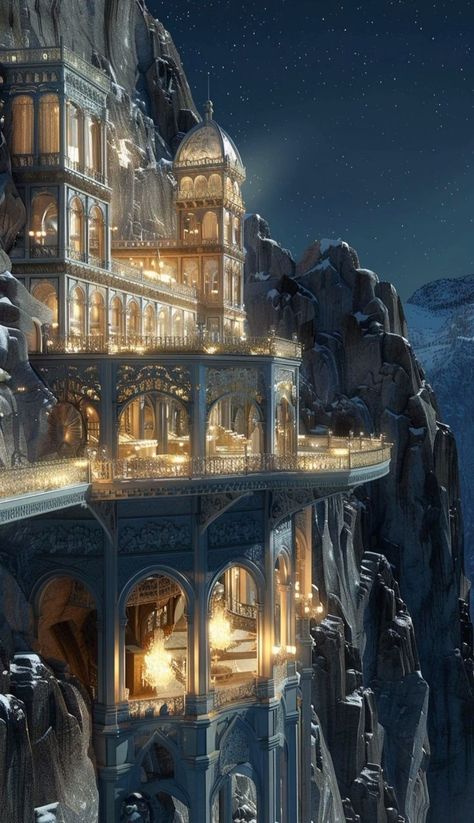 Fantasy City Aesthetic, Fantasy Rooms, Throne Room, A Court Of Mist And Fury, Celestial Art, Fantasy House, Fantasy City, Fantasy Castle, Fantasy Story