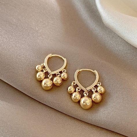 Smarter Shopping, Better Living! Aliexpress.com Gold Studs Earrings Indian, Ear Rings Gold, Gold Earrings Studs Simple, Trendy Gold Earrings, Simple Diamond Earrings, Jewellery 2023, Boho Wedding Jewelry, Gold Earrings Indian, Fancy Jewelry Necklace