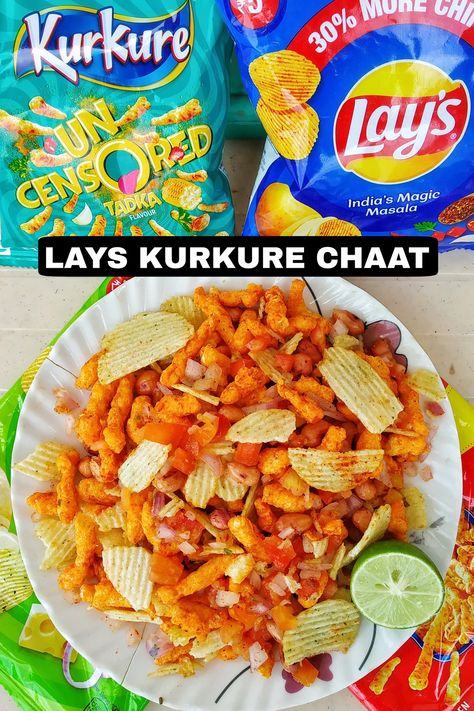 kurkure lays chat | chatpata snacks | instant snacks | chaat recipe | lays chips | kurkure chips | kurkure recipe | kurkure chat | chaat recipe street food #snacksrecipes Kurkure Chips, Kurkure Chat, Chaat Recipe Street Food, Chatpata Snacks, Kurkure Recipe, Instant Snacks, Nashta Recipe, Snacks At Home, Chats Recipe