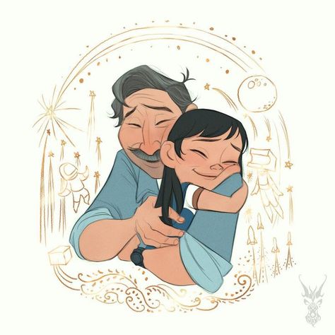 David Ardinaryas Lojaya, David Ardinaryas, Hugging Drawing, Hug Illustration, Bd Art, Illustration Art Kids, Single People, Book Illustration Art, Family Illustration