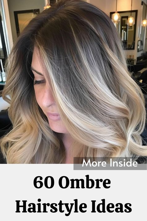 Transform your look with these 60 stunning ombre hairstyle ideas that add depth and dimension to any hair type! From soft, subtle fades to bold, dramatic color transitions, these ombre styles are perfect for making a statement. Whether you’re going for natural tones or vibrant hues, there's an ombre look here to inspire your next salon visit. Tap the link for more style inspiration! Blonde Ombre Hair Balayage, Brown To Blonde Ombre Hair, Ombre Blonde Hair, White Ombre Hair, Platinum Blonde Ombre, Blonde Ombre Hair, Ombre Hairstyles, Brown To Blonde Ombre, Neutral Skin Tone