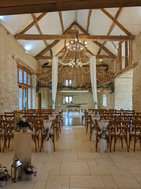 Kingscote Barn, Unique Rustic Wedding, Barn Wedding, White Wedding, Wedding Inspo, Rustic Wedding, Getting Married, Ceiling Lights, Flowers