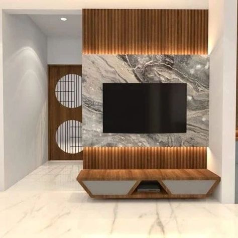 Tv Unit Design | Interior Design ✨️ . . . . . . #trendingpost #myinterior #lightingdecor #explorepost #tvwalldesign #tvunit #interiors #livingroomdesign #homesweethome #tvunitdesign #sethiglassplywood #homedecor #modernlighting #interiordecor #interiordesign #luxurylifestyle #tvcabinetdesign #luxuryhomes #icct20worldcup #recipeoftheday #gannekajuice #chickenfry #breakfastrecipes Led Tv Panel Design, टीवी यूनिट, Centro Tv, Rustic Tv Unit, Lcd Unit Design, Lcd Unit, Kitchen Wall Design, Lcd Panel Design, Tv Unit Design Modern