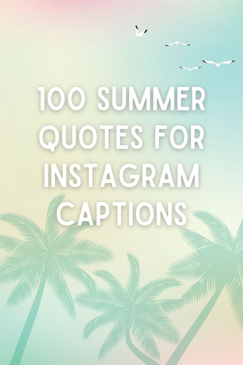 These quotes should give your Instagram posts a sunny vibe, making them perfect for sharing your summer adventures, thoughts, and moments. Quotes About Summer Vibes, Summer Vibes Quotes, Summer Quotes Aesthetic, Short Summer Quotes, Summer Vacation Quotes, Cute Summer Quotes, Summer Fashion Quotes, Summer Quotes Instagram, Quotes For Instagram Captions