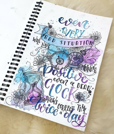 Thought Written In Calligraphy, Calligraphy Art Quotes Inspiration, Thoughts Calligraphy, Positive Quotes Calligraphy, Watercolor Calligraphy Quotes, Ecoline Watercolor, Inspirational Quotes Calligraphy, Watercolour Calligraphy, Calligraphy Art Quotes