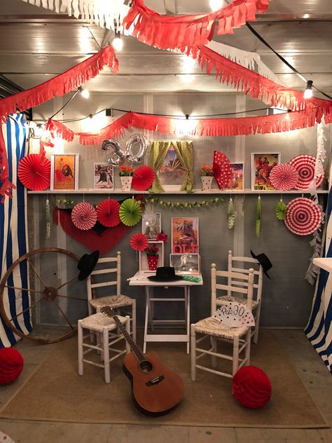 Spain Inspired Party, Spain Decorations Party, Spain Theme Party Decoration, Spain Decorations, Spanish Party Decorations, Spain Theme Party, Spain Decor, Spanish Themed Party, Spain Party