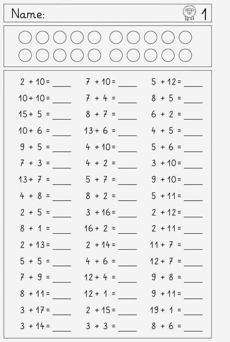 Images By Antonella Santovito On Math Adding Simple Addition Worksheets, Geography Worksheets, Math Addition Worksheets, Math Sheets, Preschool Math Worksheets, Math Workbook, 1st Grade Math Worksheets, Addition Worksheets, Math Work