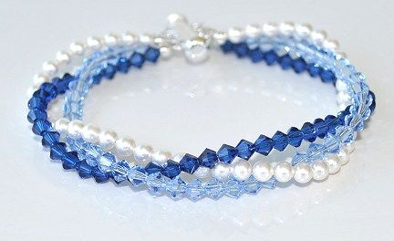 Bicone Bead Bracelets, Diy Swarovski Crystals Projects, Beaded Pearl Jewelry, Bead Bracelet Designs Pattern, Crystal Beads Bracelet Design, Swarovski Crystal Jewelry Diy, Swarovski Beads Diy, Swarovski Bracelet Diy, Bicone Bead Jewelry