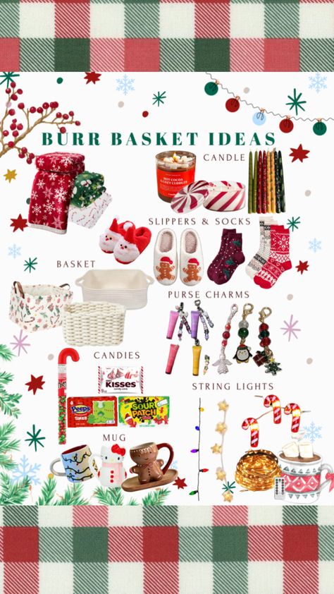 🎄✨ Cozy, chic, and full of holiday cheer! Check out these Burr Basket Ideas for Christmas 2024—perfect for girlfriends, moms, daughters, and friends. From fuzzy socks and festive mugs to self-care treats and holiday snacks, these gift baskets are beautifully crafted to spread warmth and joy. 🎁 Add a touch of magic with personalized ornaments, fairy lights, and luxe details. Get inspired and create the ultimate gift that everyone will adore this season! #ChristmasGiftIdeas #GiftBaskets #HolidayGifts #CozyChristmas #PinterestPerfect” Basket Ideas For Christmas, Holiday Snacks, Fuzzy Socks, Christmas Mom, The Ultimate Gift, Cozy Chic, Ideas For Christmas, Personalized Ornaments, Basket Ideas