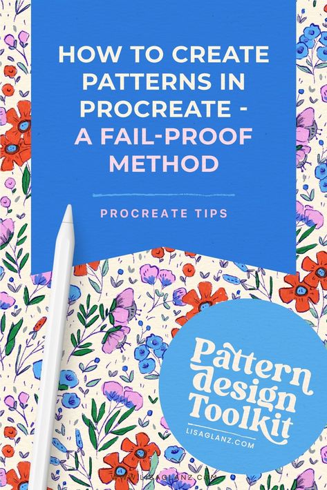 Learn how to use the Procreate Pattern Design Toolkit and create stunning patterns in Procreate with ease! Procreate Shirt Design, Pattern Design Inspiration Illustrators, Procreate How To, How To Use Procreate, Patterns In Procreate, Procreate Pattern Tutorial, Procreate Repeating Pattern, How To Create Patterns In Procreate, How To Make A Repeating Pattern In Procreate