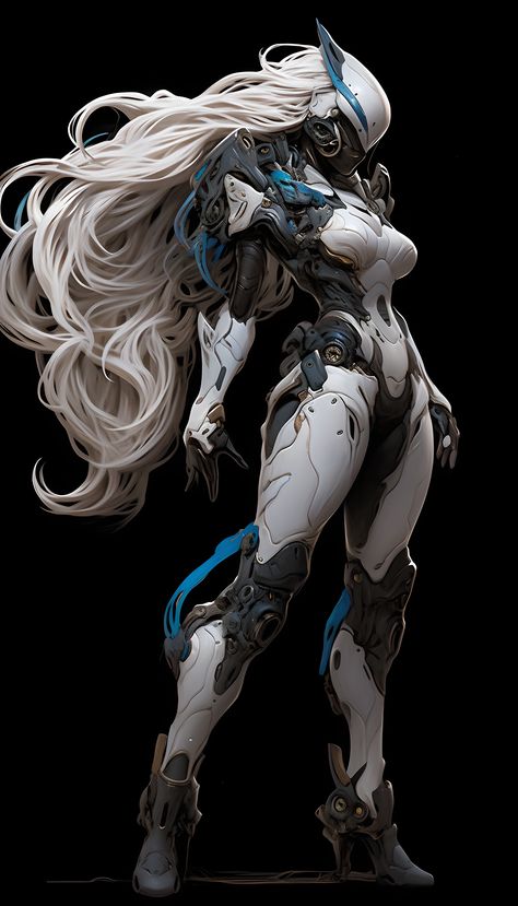 High Tech Armor Female, Warframe Hildryn Art, Motorcycle Concept Design, Female Scifi Armor, Mechanical Character Design, Warframe Character Design, Mech Design Concept Art, Fantasy Robot Concept Art, Warframe Female