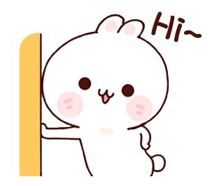 Hi Cute, Hi Gif, It Stickers, Happy Bunny, Cute Bunny Cartoon, Cute Love Memes, Cute Bear Drawings, Cute Cartoon Images, Cute Emoji