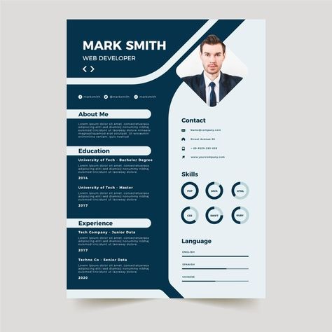 Minimalist cv template Free Vector | Free Vector #Freepik #freevector #cv-template #curriculum-vitae #minimalist #resume-template Cv Templates Free Download, Curriculum Template, Cv Original, Minimalist Resume Template, Curriculum Vitae Template, Modern Cv Template, Resume Design Professional, Cv Template Word, Modern Cv