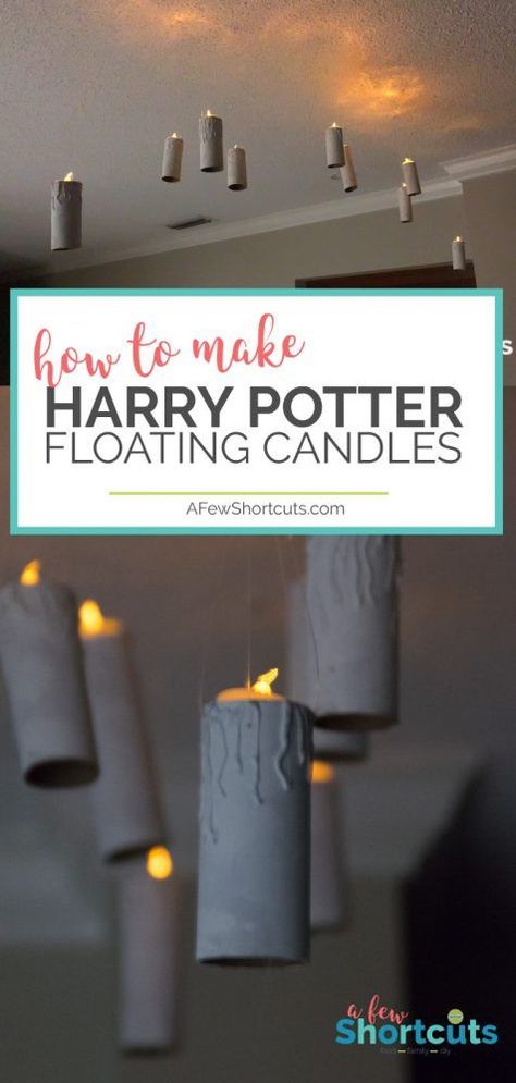 Harry Potter Floating Candles Diy, Harry Potter Motto Party, Harry Potter Floating Candles, Harry Potter Candles, Harry Potter Movie Night, Diy Floating Candles, Movies Wallpaper, Diy Harry Potter, Cumpleaños Harry Potter