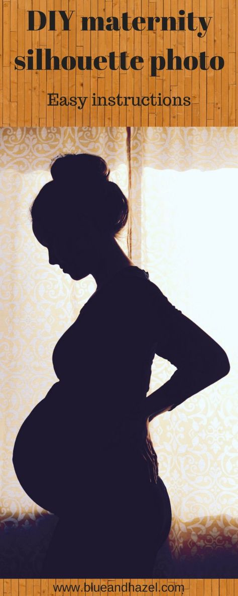 DIY maternity silhouette photo, pregnancy photos diy #blueandhazel #pregnant #pregnancy #thirdtrimester # How To Do Silhouette Pictures, Easy Maternity Photos, Easy Maternity Pictures, Maternity Diy, Pregnancy Silhouette, Bump Photoshoot, Diy Maternity Photos, Maternity Silhouette, Baby Bump Photoshoot