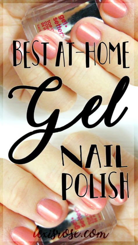 Best Store Bought "Gel" Nail Polish Dupe! The results were shocking! Click the photo to find out for yourself.  #gel #nail #polish #at #hope #dupe #no #light #manicure No Uv Gel Polish At Home, Best Hardening Nail Polish, Long Lasting Nails At Home, Best Gel Nail Polish At Home, Best Nail Polish Long Lasting, Best Gel Nail Polish Brand, Gel Nail Polish Brands, Base Coat Nail Polish, Uv Nail Polish