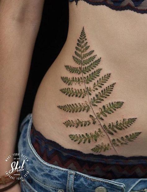 Heather Tattoo, 22 Tattoo, Fern Tattoo, Waist Tattoos, Torso Tattoos, Blackout Tattoo, Upper Arm Tattoos, Chest Tattoos For Women, Floral Tattoo Sleeve