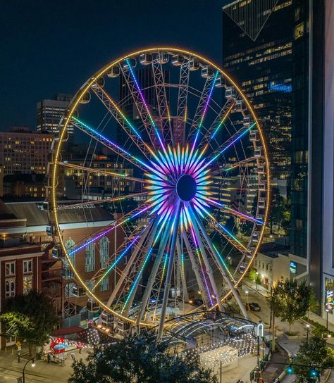 SkyView Atlanta Skyview Atlanta, Downtown Atlanta, City Market, City Guide, Outdoors Adventure, Night Life, Outdoor Activities, Atlanta, Virginia