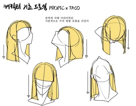 Hair affected by gravity has a mostly vertical flow. Taco Taco, Concept Drawing, How To Draw Anime, Anatomy Tutorial, Drawing Hair, Hair Sketch, Manga Drawing Tutorials, Anatomy Sketches, Draw Anime