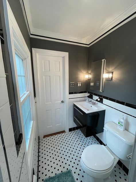 1940’s Bathroom, 1940 Bathroom Ideas, 1890s Bathroom, Black And White Tile Bathroom Vintage, 1920 Bathroom 1920s Style, 1920s Bathroom Original, 1920 Bathroom, 1940s Bathroom, 1930s Bathroom