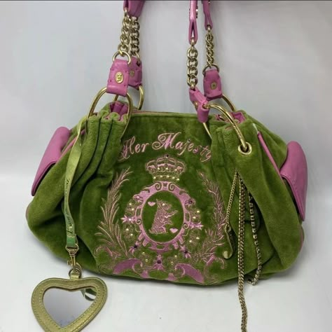 Y2k Bags, Dream Bags, Couture Handbags, Girly Bags, Couture Bags, Juicy Couture Bags, Fancy Bags, Pretty Bags, In My Bag