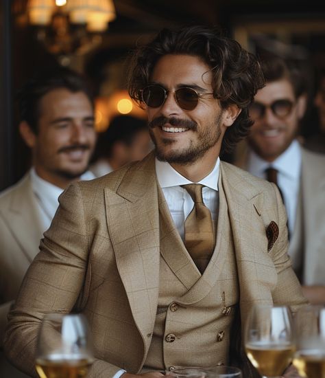 Gq Best Dressed Men, Esoteric Tattoo, Tailoring Ideas, Beige Suit, Mohamed Ali, Beige Suits, Mens Fashion Classic, Goodfellas, Sophisticated Look