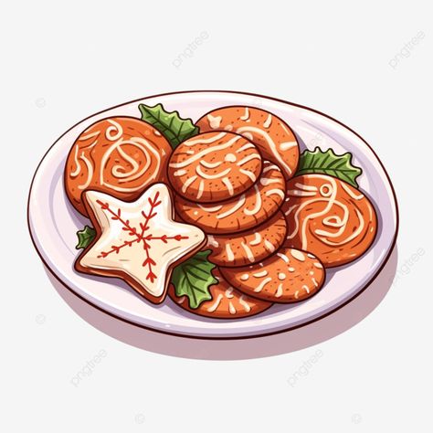 hand drawn doodle style illustration of christmas cookies on plate traditional holiday pastry line Cookies On A Plate Drawing, Plate Of Christmas Cookies, Plate Of Cookies Drawing, Christmas Cookies Drawing, Pastry Drawing, Cookie Drawing, Advent Ideas, Plate Drawing, Doodle Design