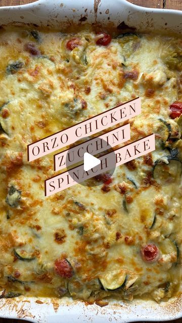 Diane Morrisey (@dianemorrisey) • Instagram photos and videos Dianne Morrissey Recipe, Orzo Zucchini, One Pan Orzo, Diane Morrissey, Zucchini Orzo, Chicken Spinach Bake, Sweet Puff Pastry, Veggie Bake, Spinach Bake