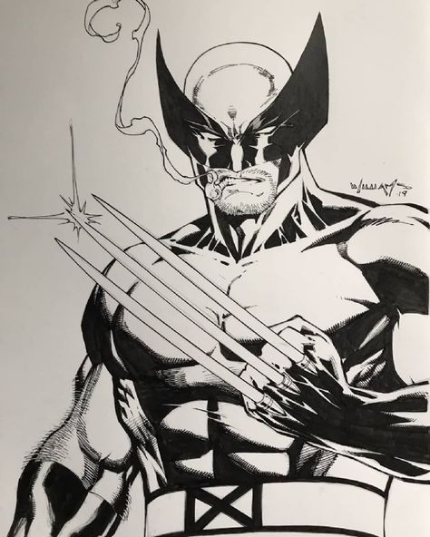 Wolverine Drawing, Wolverine Comic Art, Comic Art Sketch, Wolverine Comic, Wolverine Art, Logan Wolverine, Wolverine Marvel, Superhero Characters, Marvel Comics Art