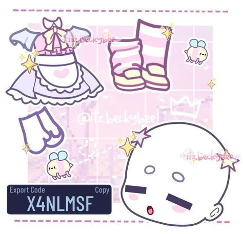 Kawaii Outfit Ideas, Code Clothes, Desain Quilling, Gacha Outfit, Club Hairstyles, Club Outfit, Gacha Outfits, Gacha Stuff, Club Outfit Ideas