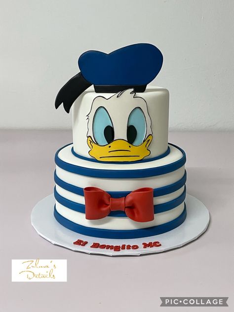 Donald Duck 1st Birthday Party, Donald Duck Theme Birthday Party, Donald Duck Birthday Party Decoration, Donald Duck Cake Ideas, Donald Duck Birthday Theme, Donald Duck Party Decorations, Donald Duck Party Ideas, Donald Duck Birthday Party, Bolo Do Barcelona