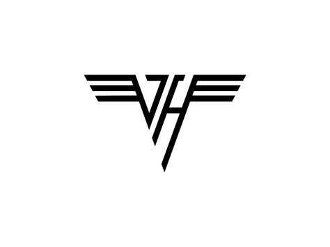 Punk Bands Logos, Van Halen Logo, Metal Band Logos, Rock Band Logos, Screen Printed Tshirts, Metal Albums, Custom Screen Printing, Eddie Van Halen, Music Logo