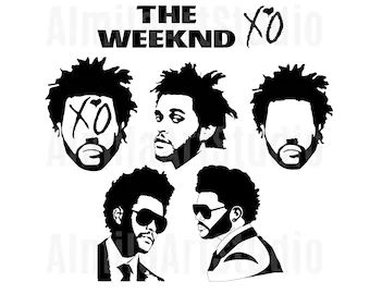 The Weeknd Sketches Easy, The Weeknd Drawing, The Weeknd Tattoo, Decor Tort, Weeknd Poster, Coral Draw, The Weeknd Poster, Beauty Behind The Madness, Hip Hop Artwork