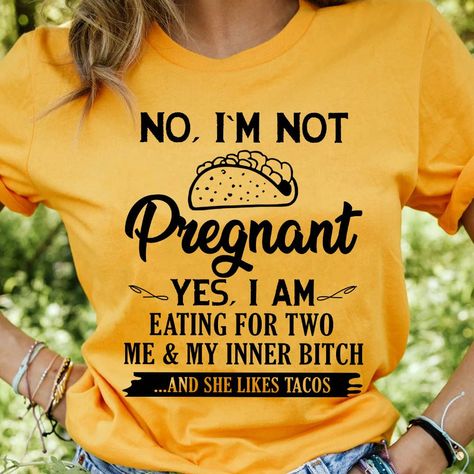 No I'm Not Pregnant ShirtFunny QuoteSarcastic Saying ShirtFunnyAF ShirtT-Shirt Funny Tees With Funny Sarcastic And Humor Inspirational Sayings Quotes Get more funny shirtstank topmugs,casestote bags at funnyaf.co shirt funnyquotes Joking trendingshirt sarcasticsaying Cricut Funny Shirt Ideas, Pregnant Shirts, Funny T Shirts Humor, Clothes With Quotes, Quote Sarcastic, Funny Birthday Shirt, Pregnant Shirt, Sarcastic Clothing, Momma Shirts