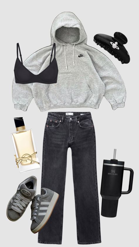 Kymas Hoodie Outfit, What To Wear When Going Shopping, Outfit Ideas Collage, College Outfits Uk, Outfit Collage Aesthetic, Classy Summer Fashion, Casual Summer Fits, Collage Fits, Collage Outfit