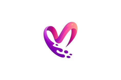 Logotipo de la letra m de amor corazón e... | Premium Vector #Freepik #vector #idea-logo #logo-arte #logo-corazon #logo-creativo Idea Logo, Smile Logo, Letter M Logo, Logo Heart, Initial M, Pharmacy Design, Water Logo, M Logo, Community Logo