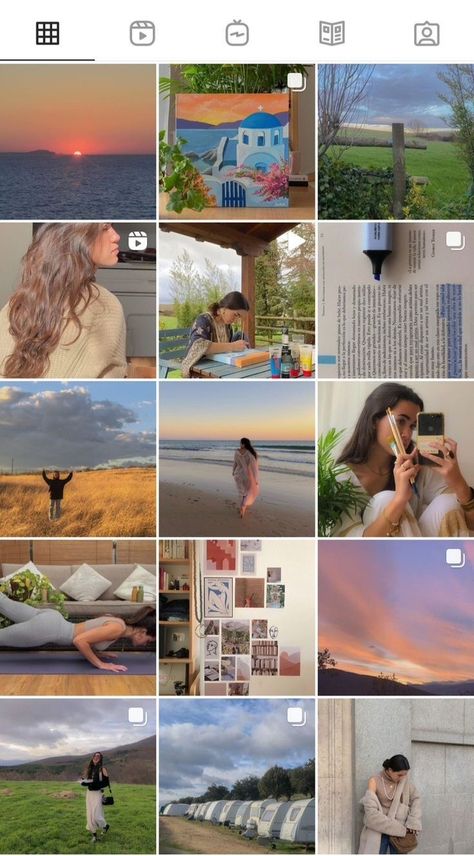 That Girl Instagram Feed, Best Instagram Feed Layout, Ig Feed Ideas Layout, Casual Instagram Feed, Instagram Inspo Feed, Instagram Feed Organizer, Casual Instagram, Instagram Feed Goals, Instagram Feed Tips